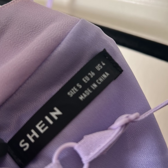 Lilac pleated crop top and midi skirt - Picture 5 of 6